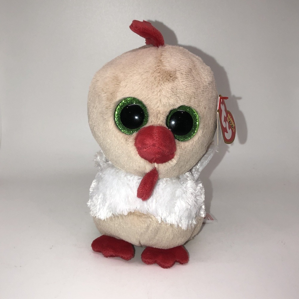 Tags EARLY BIRD ROOSTER Ty Beanie Boos 7-Eleven EXCLUSIVE Plush 7-11 Chicken Toy